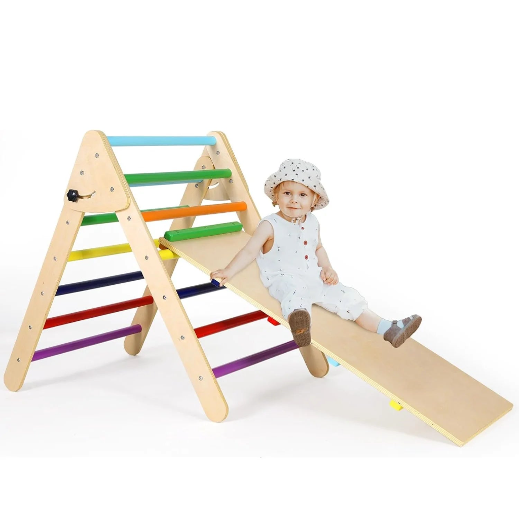 Faltbares Klettergerüst von KidZoneStore™: 2-in-1-Kletterset für Kleinkinder